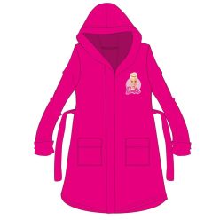 Peignoir en coton à capuche Barbie pour enfants