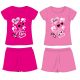 Ensemble d'été en coton Barbie - ensemble t-shirt-short - rose - 110