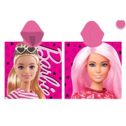 Poncho Barbie 100% coton - 55x110 cm