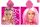 Poncho Barbie 100% coton - 55x110 cm
