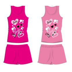   Barbie ensemble d'été en coton - ensemble t-shirt-short - rose - 110