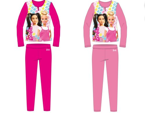 Barbie jersey pamut pizsama - rózsaszín - 110