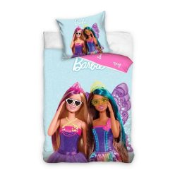   Ensemble de literie Barbie Papillon 100% coton 140x200 + 65x65