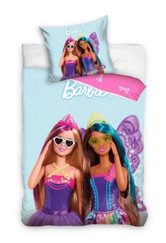 Ensemble de literie Barbie Papillon 100% coton 140x200 + 65x65