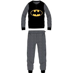   Pyjama en coton fin pour homme Batman - pyjama en jersey - noir-gris foncé