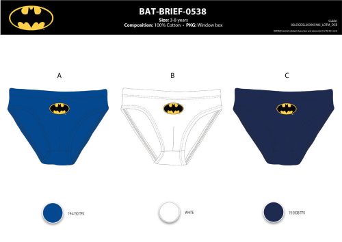 Caleçon pour garçon Batman - 3 pièces de caleçons en coton