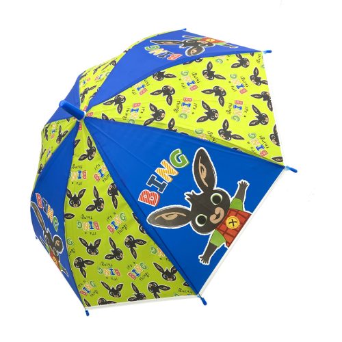 Parapluie semi-automatique pour enfant Bing - 74cm - Bleu et Vert