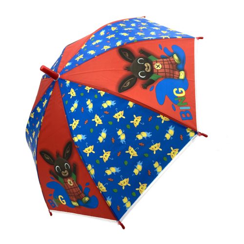 Parapluie semi-automatique pour enfant Bing - 74cm - Bleu et Rouge