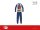 Pyjama enfant Bing Bunny - pyjama en jersey de coton - bleu foncé - 110