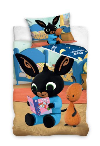 BING nyuszi 100% pamut gyermek ágyneműgarnitúra 100x135cm ágyneműhuzat + 40x60cm párnahuzat