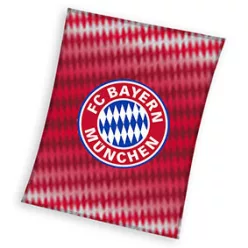   FC BAYERN MÜNCHEN Coral fleece takaró 130x170cm 240GSM vastag puha prémium anyagból
