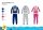 Pyjama en interlock de coton d'hiver pour enfants - Baby Shark - bleu foncé - 110