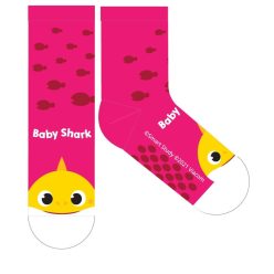   Chaussettes normales en coton avec antidérapant Baby Shark pour enfants