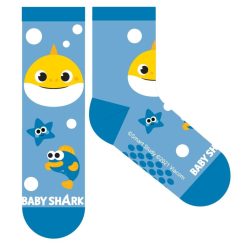   Chaussettes normales en coton avec antidérapant Baby Shark pour enfants