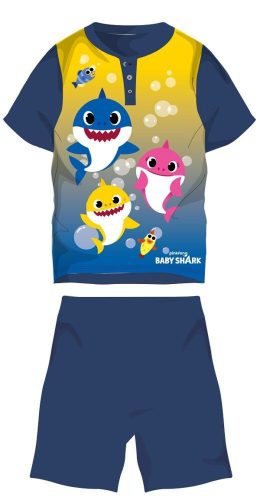 Pyjama d'été à manches courtes pour enfant Baby Shark - pyjama en jersey de coton