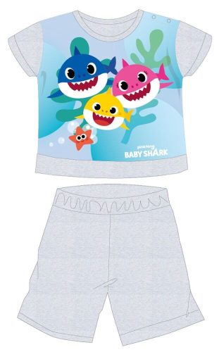 Baby Shark pyjama bébé à manches courtes d'été - pyjama en jersey de coton