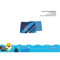   Requin bébé maillot de bain boxer pour bébé garçon - bleu clair - 92