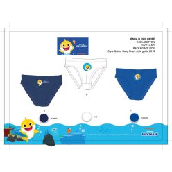   Caleçon pour garçon Baby Shark - 3 pièces de caleçons en coton