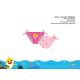 Requin bébé maillot de bain pour bébé fille - rose clair - 80