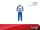 Pyjama d'hiver léger pour enfants Disney Cars - pyjama en jersey de coton - bleu moyen - 110
