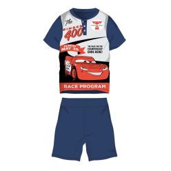   Disney Cars summer short sleeve children's pajamas - cotton jersey pajamas - dark blue - 116