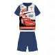 Disney Cars summer short sleeve children's pajamas - cotton jersey pajamas - dark blue - 98