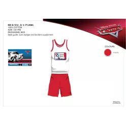   Disney Cars summer sleeveless children's pajamas - cotton pajamas