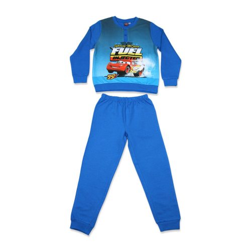 Pyjama d'hiver en flanelle pour enfants - Cars - bleu moyen - 98