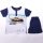 Pyjama en coton à manches courtes pour enfants - Cars - bleu foncé - 128