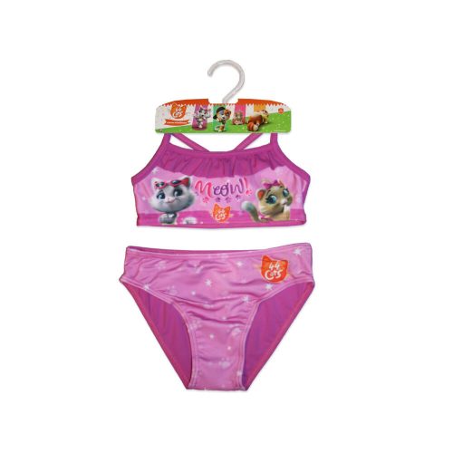 44 Chaton mignon maillot de bain deux pièces pour filles - violet - 98
