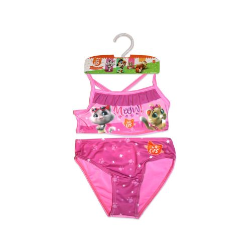 44 Chaton mignon maillot de bain deux pièces pour filles - rose - 98