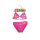 Maillot de bain deux pièces pour filles Chaton Coquin - haut triangle - rose - 104