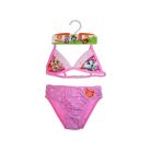 Maillot de bain deux pièces pour filles Chaton Coquin - haut triangle - rose - 110