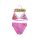 Maillot de bain deux pièces pour filles Chaton Coquin - haut triangle - rose - 116