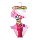 44 Chaton mignon trikini pour filles - rose clair - 110
