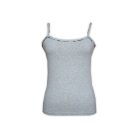 Ensemble de lingerie en coton à motif camouflage pour femme - lingerie de sport en coton - short de sport-bretelles larges - gris - M