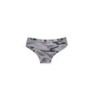 Ensemble de lingerie en coton à motif camouflage pour femme - lingerie de sport en coton - short de sport-bretelles larges - gris - M