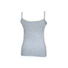 Ensemble de lingerie en coton à motif camouflage pour femme - lingerie de sport en coton - short de sport-bretelles larges - gris - M