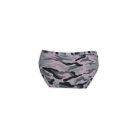 Ensemble de lingerie en coton à motif camouflage pour femme - lingerie de sport en coton - short de sport-bretelles larges - gris - M