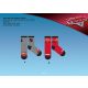 Chaussettes en coton pour enfants - 4 paires - Cars Disney - gris-rouge - 27-30