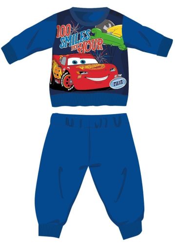 Disney Cars bébé pyjama d'hiver épais en coton - pyjama en flanelle - bleu moyen - 80