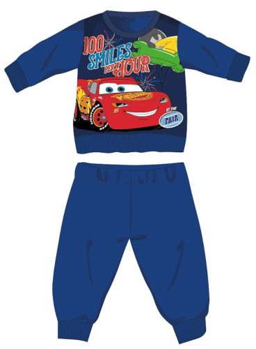 Disney Cars bébé pyjama d'hiver épais en coton - pyjama en flanelle - bleu foncé - 80