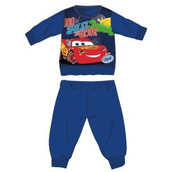   Disney Cars bébé pyjama d'hiver épais en coton - pyjama en flanelle - bleu foncé - 92