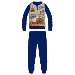   Pyjama d'hiver épais pour enfants Disney Cars - pyjama en flanelle de coton - bleu foncé - 98