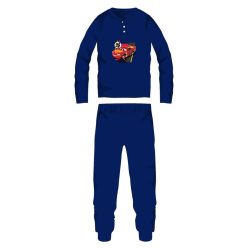   Disney Cars pyjama en flanelle en coton - pyjama enfant épais d'hiver - bleu foncé - 98