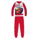 Pyjama d'hiver en coton pour enfants Disney Cars - pyjama interlock - avec inscription Racing hero - rouge - 110