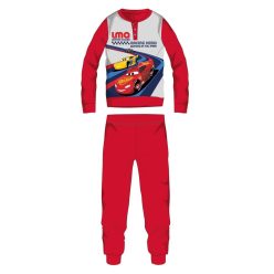   Pyjama d'hiver en coton pour enfants Disney Cars - pyjama interlock - avec inscription Racing hero - rouge - 98