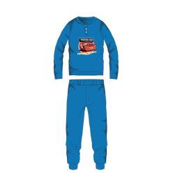   Pyjama d'hiver en coton pour enfants Disney Cars - pyjama interlock - bleu clair - 104