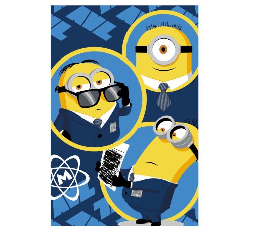Couverture polaire Minions - 100 x 150 cm - 1