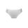 Culotte pour femme - coupe taille basse - ornée de dentelle à l'arrière - blanc - L